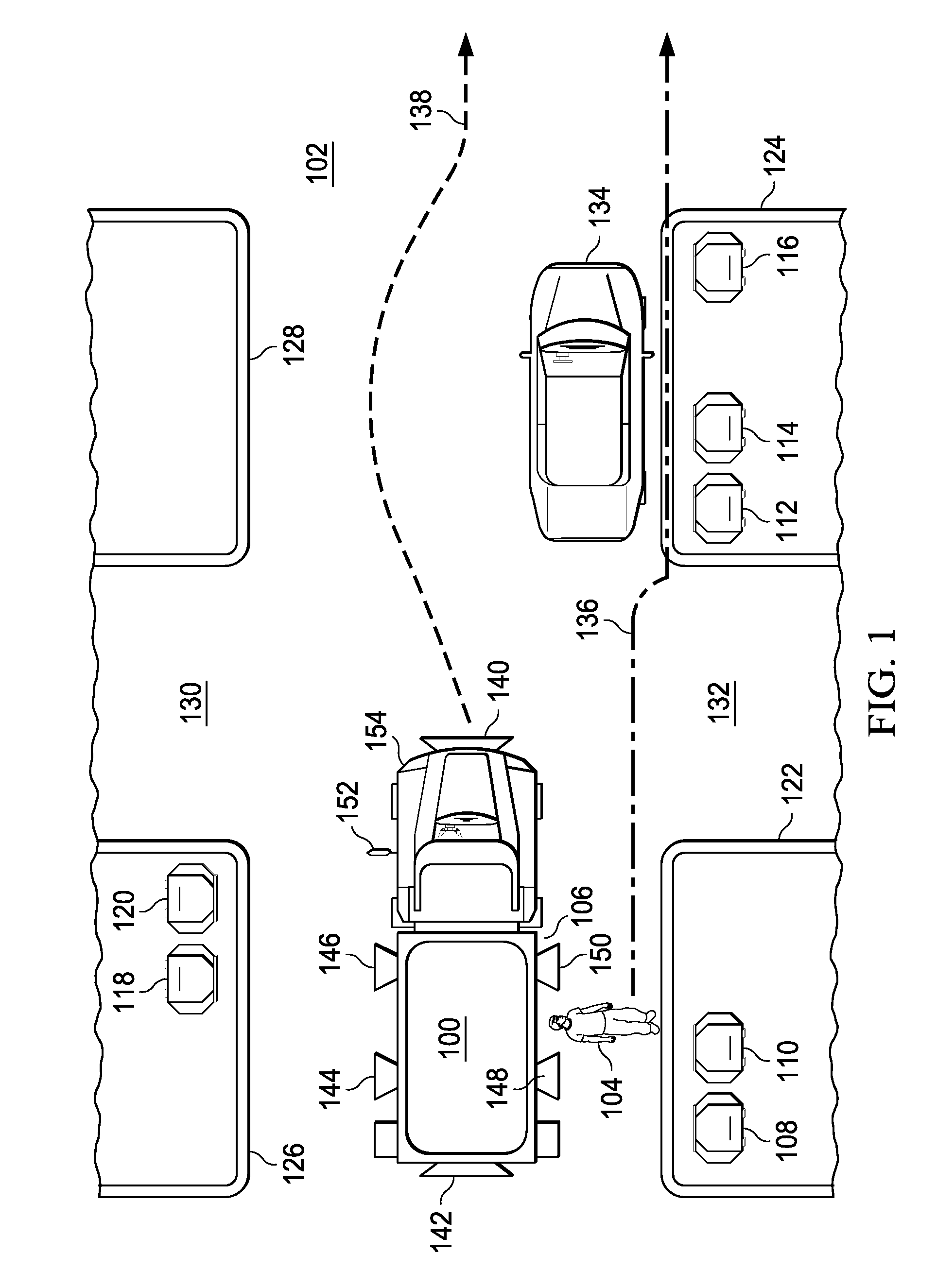 Leader-follower semi-autonomous vehicle with operator on side