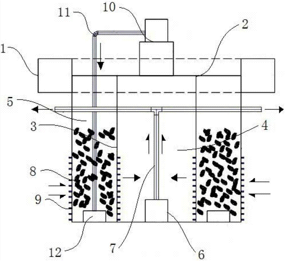 Device for efficiently purifying eutrophic water