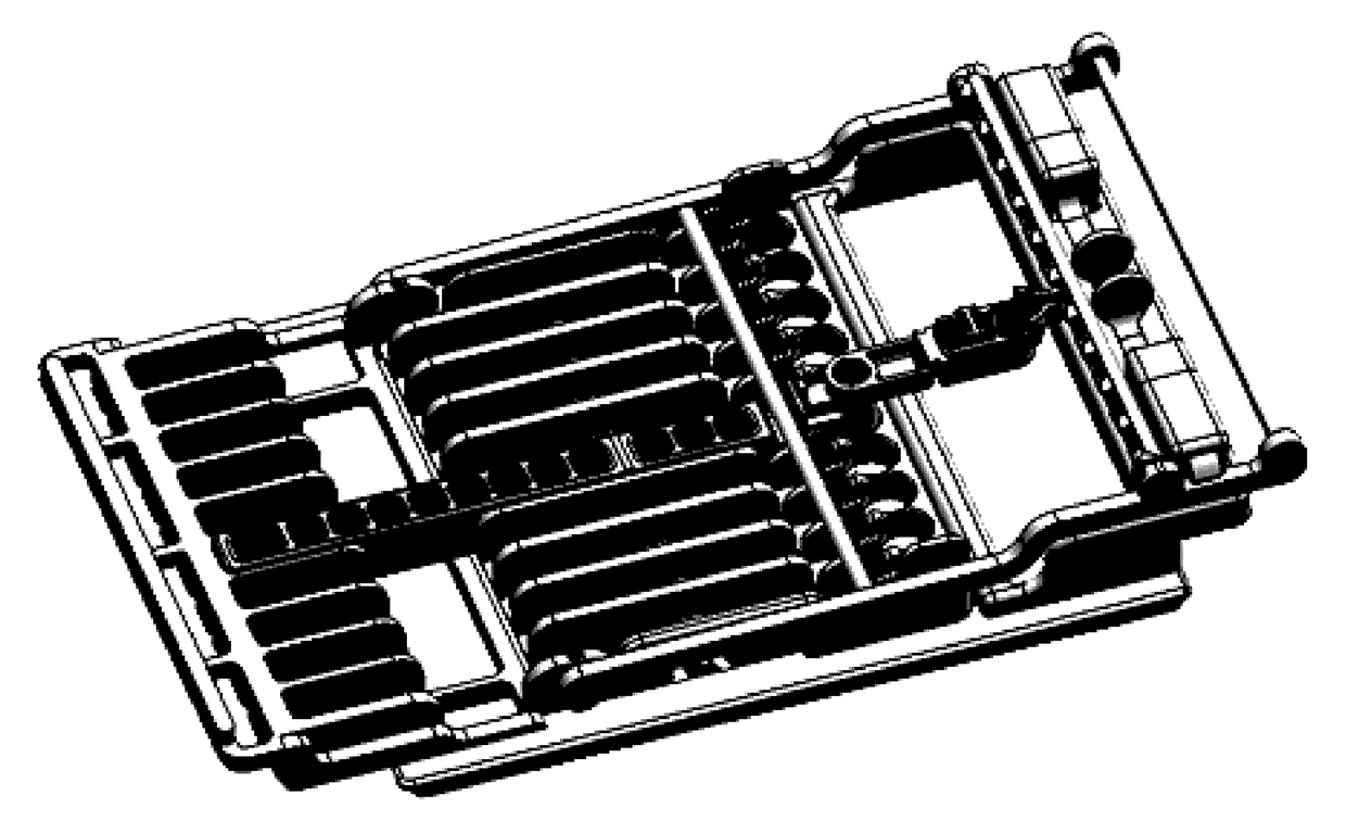 Cartridge assembly tray for immunoassay tests