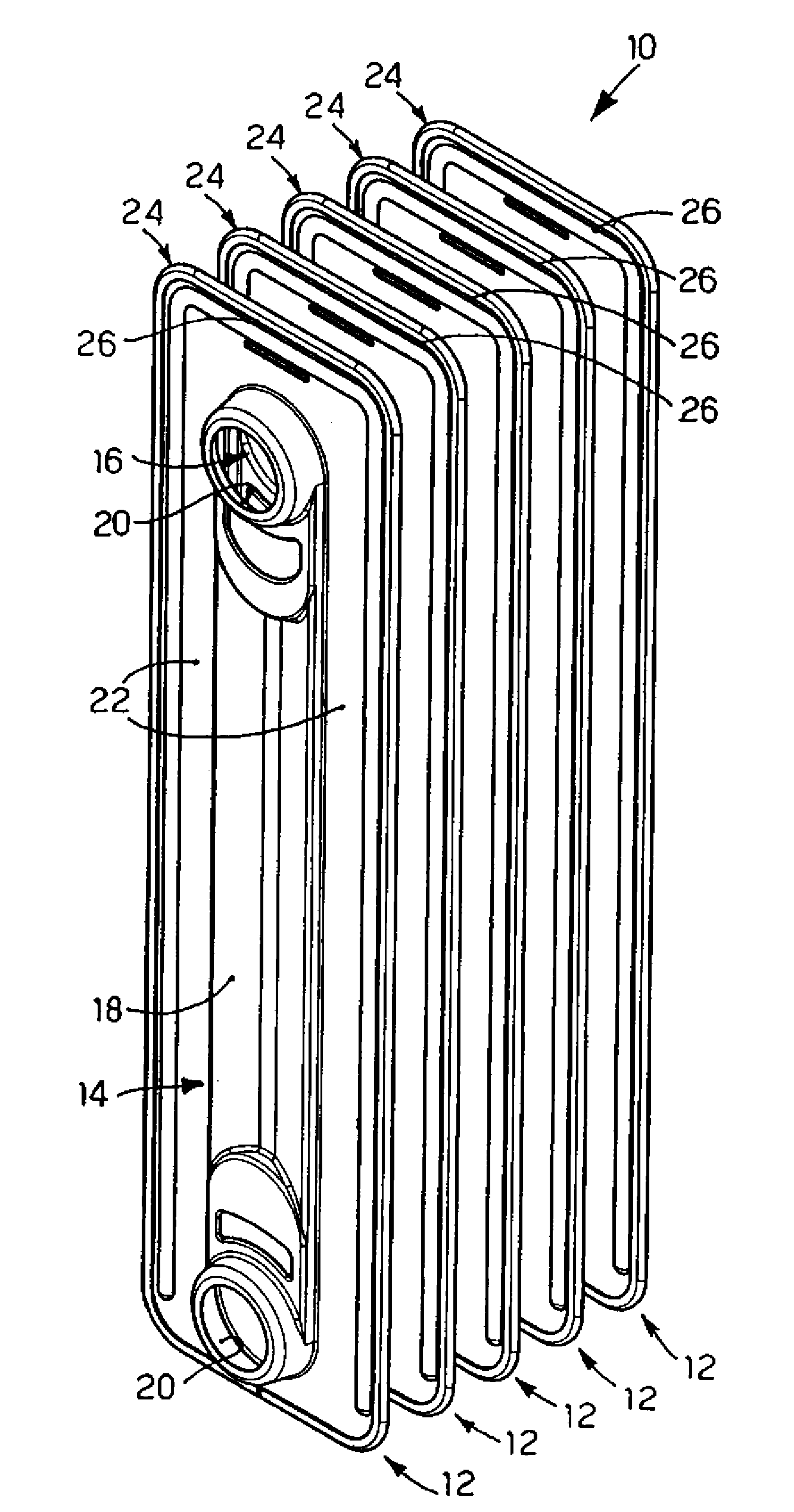 Mobile device for heating rooms