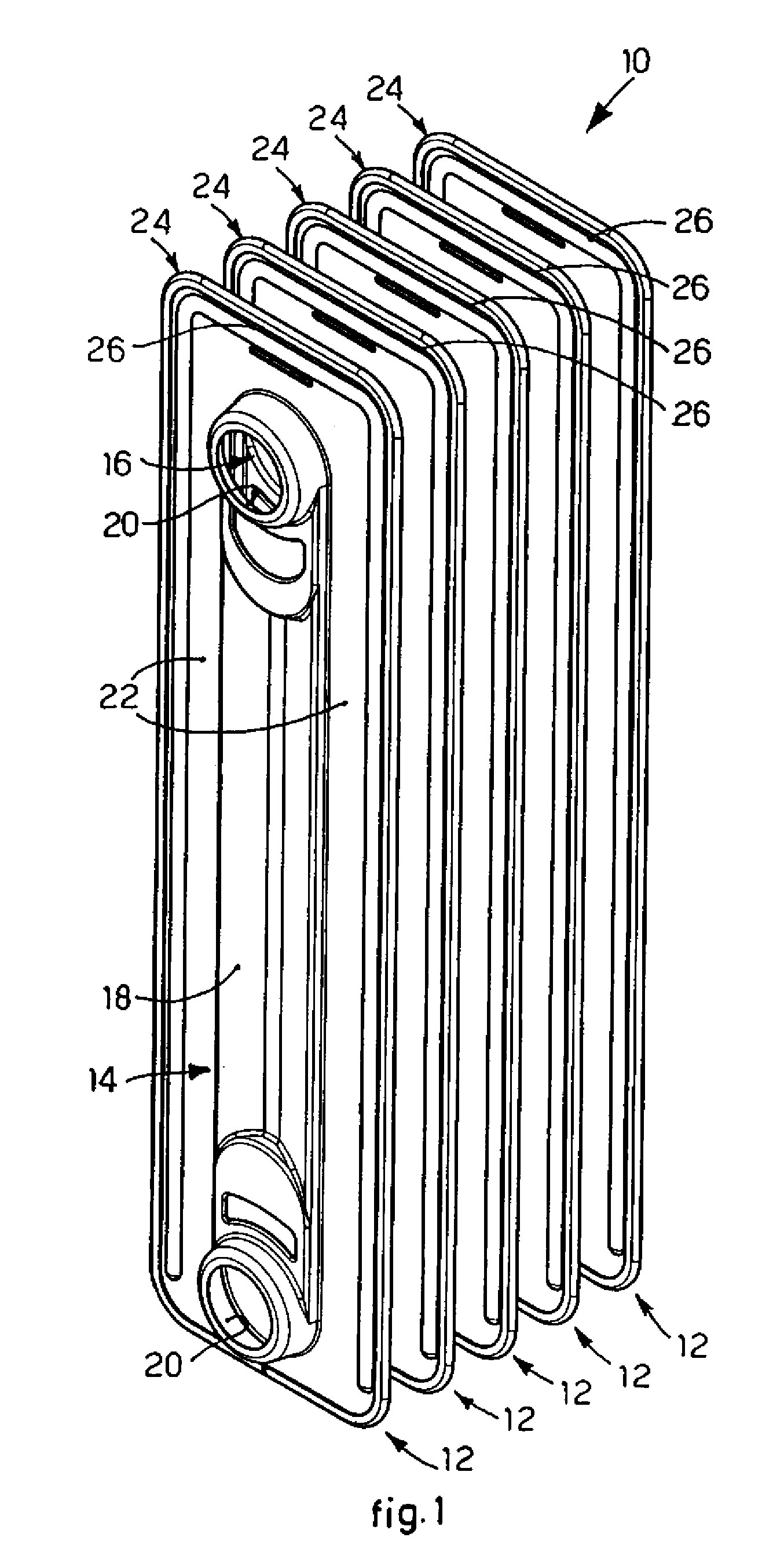 Mobile device for heating rooms