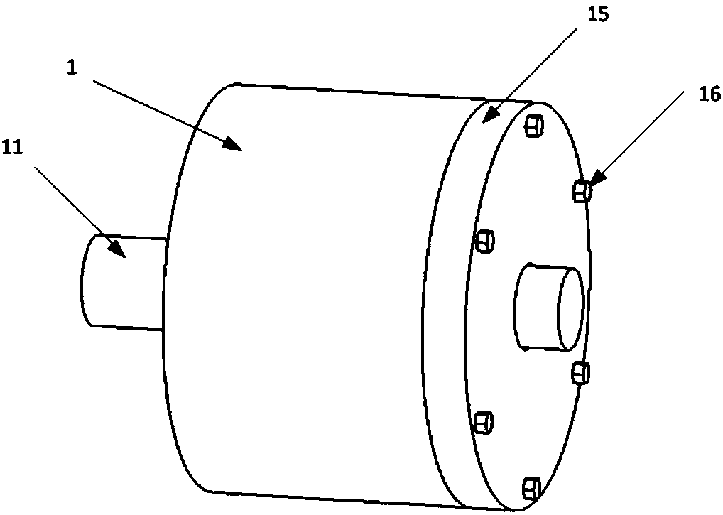 Diaphragm spring compensation type mechanical sealing device