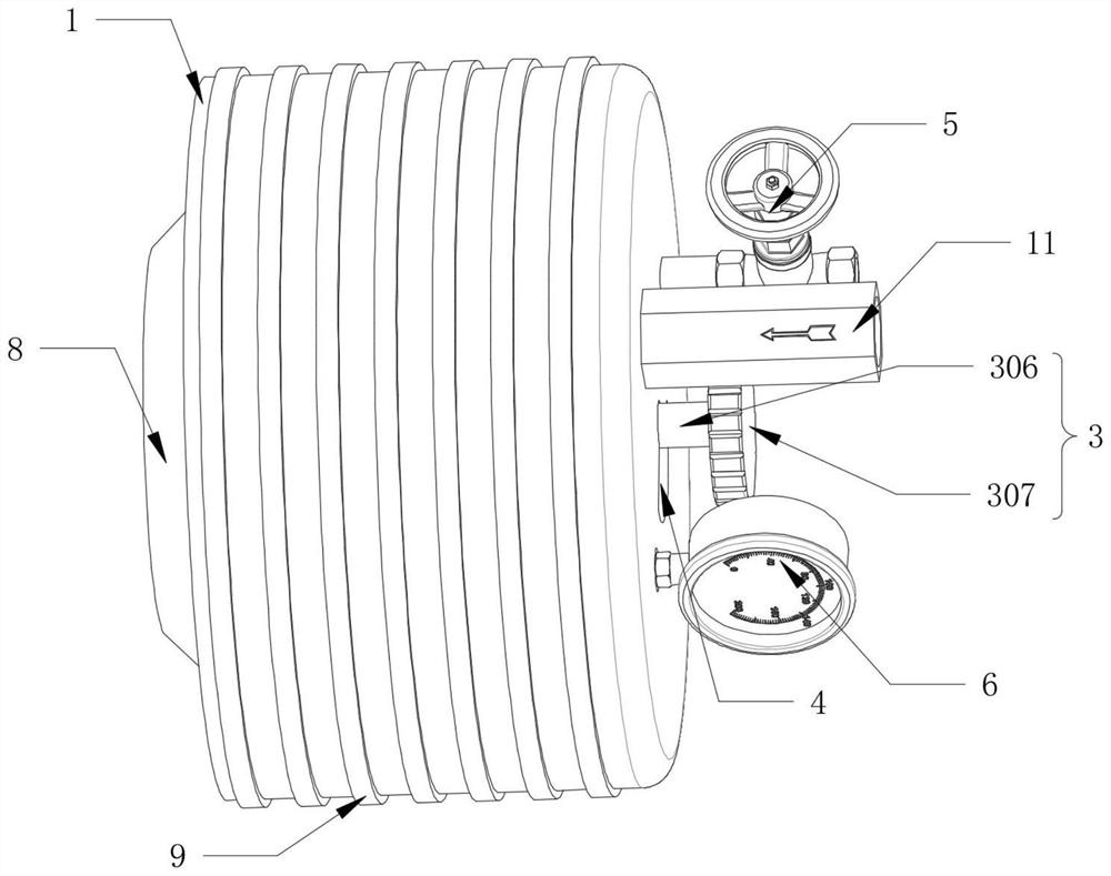 Protective pipe plug device for building construction and construction method of protective pipe plug device