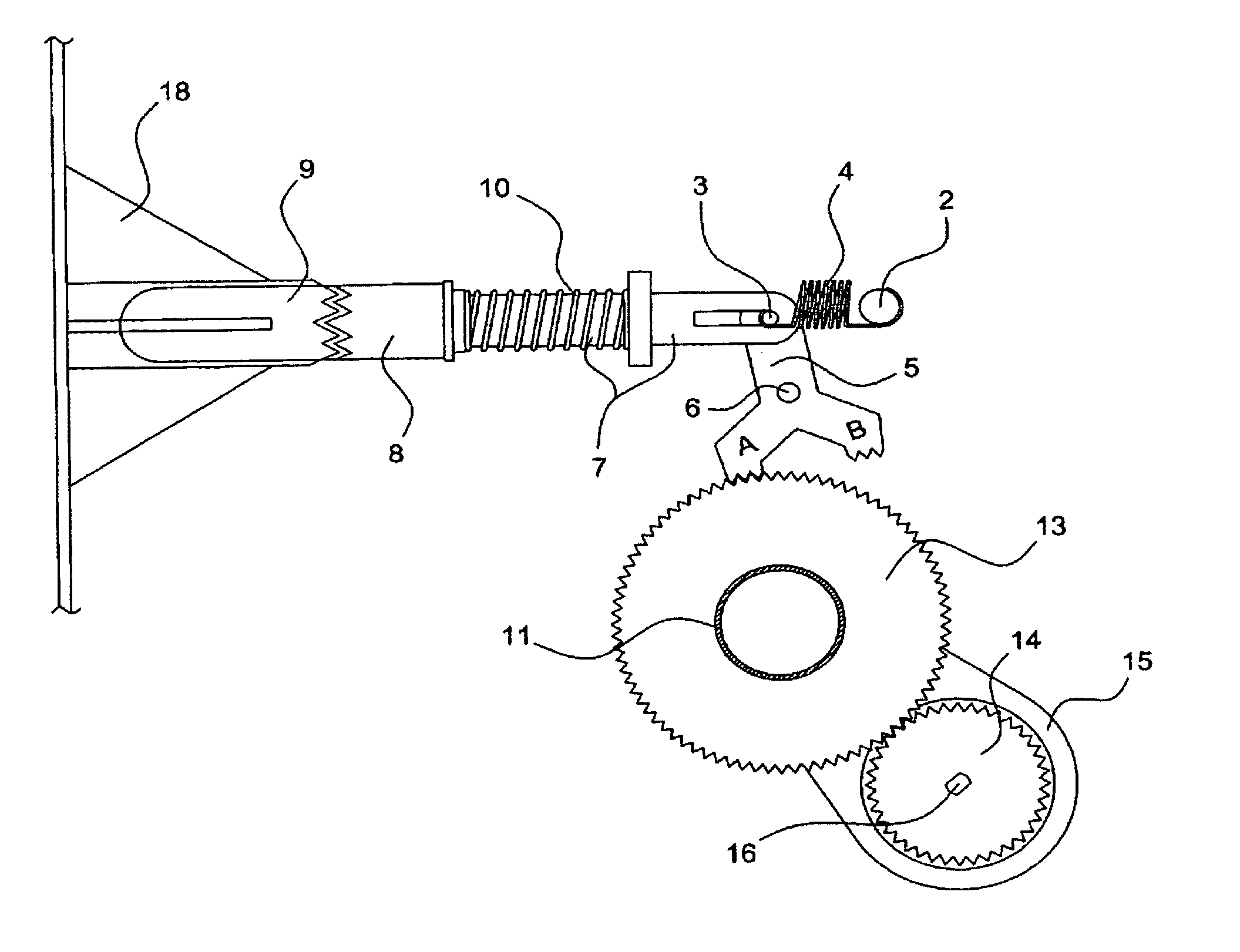 Adjustable head restraint or headrest