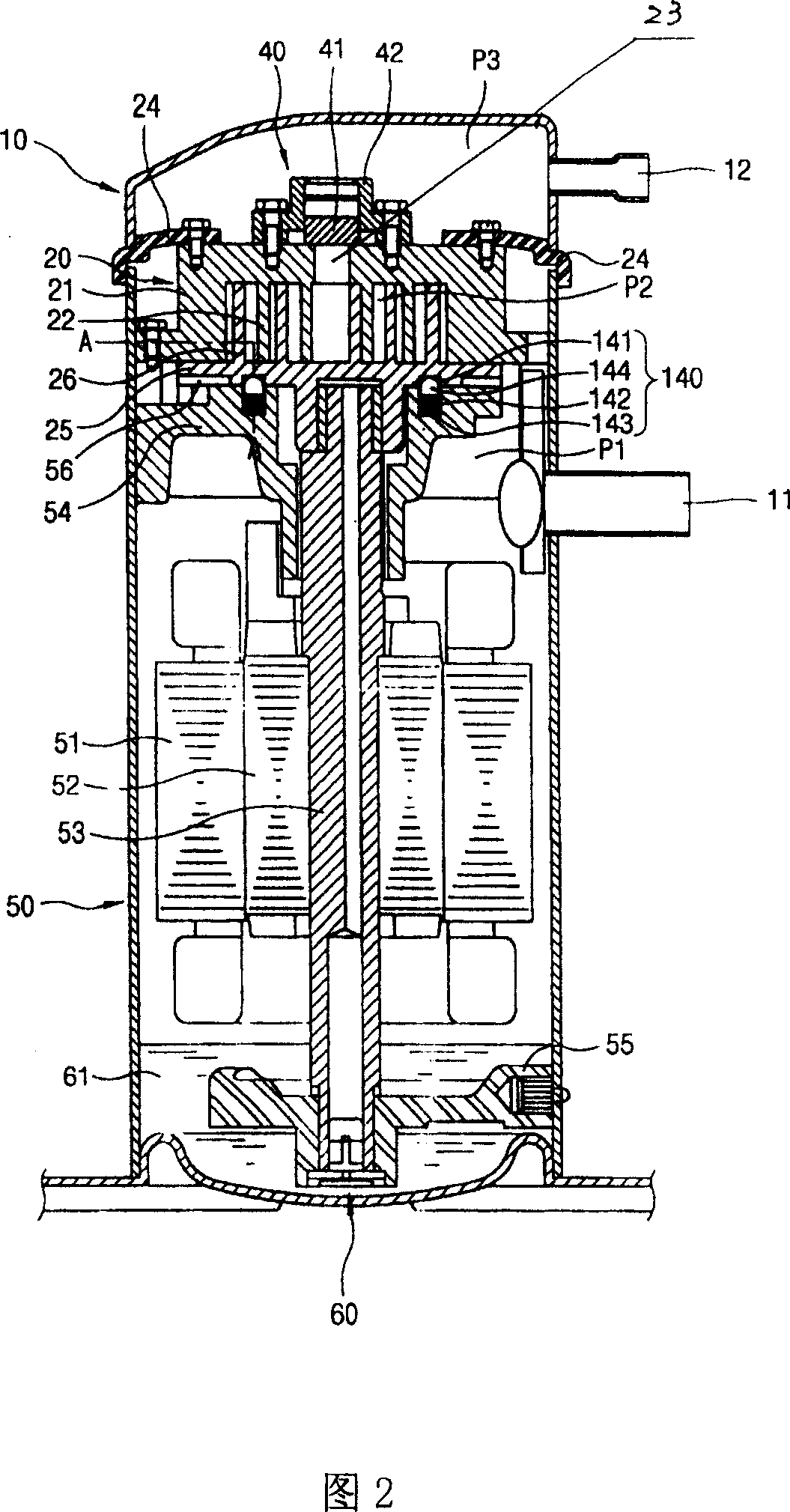 Anti-reverse device of vortex compressor