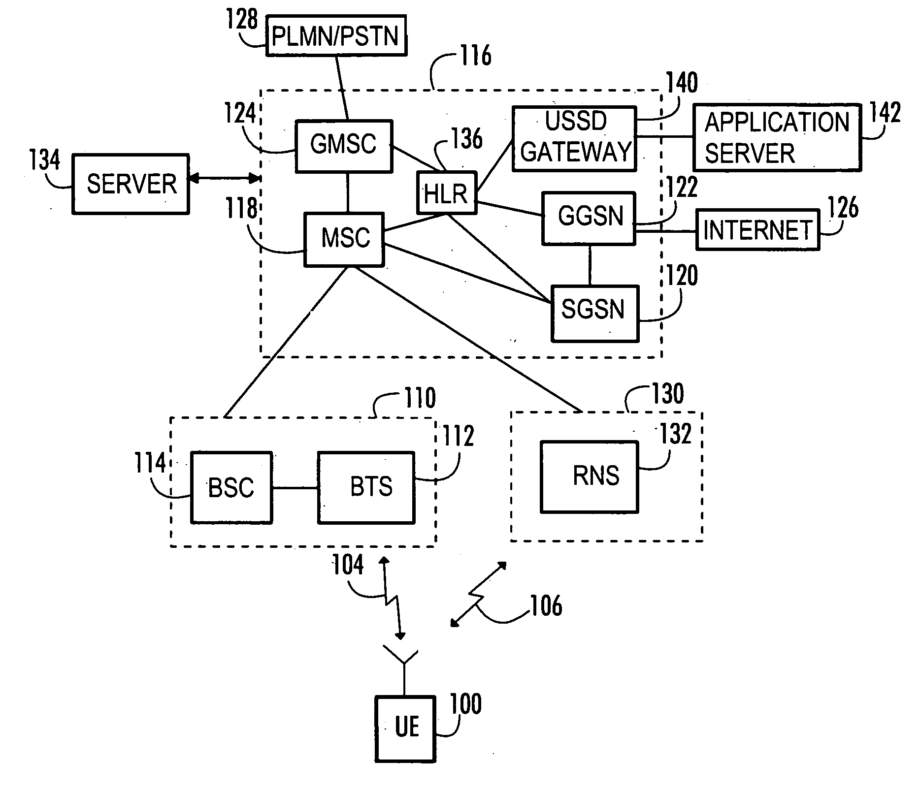 Method of modifying parameters of user terminal, radio system and user terminal