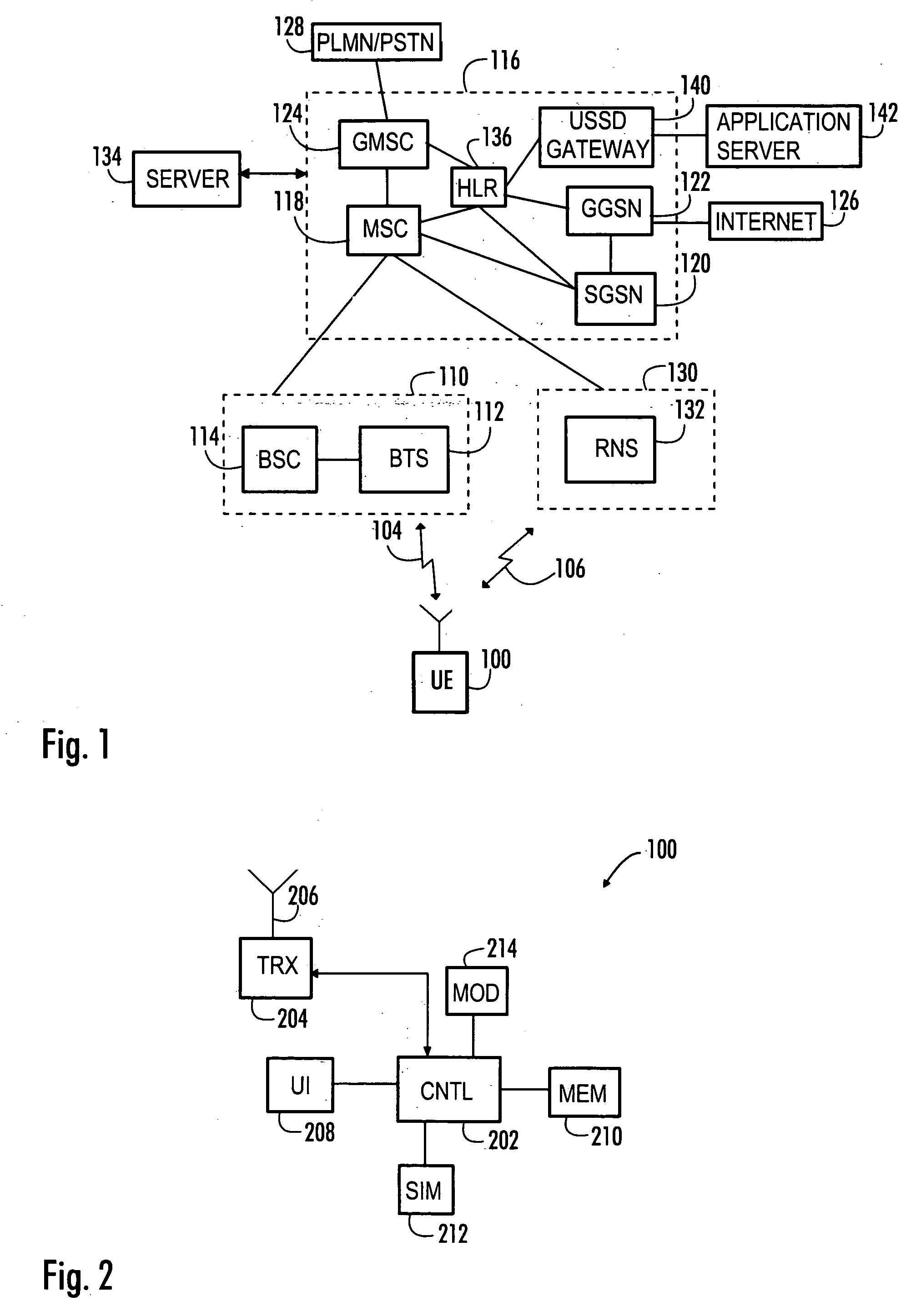 Method of modifying parameters of user terminal, radio system and user terminal