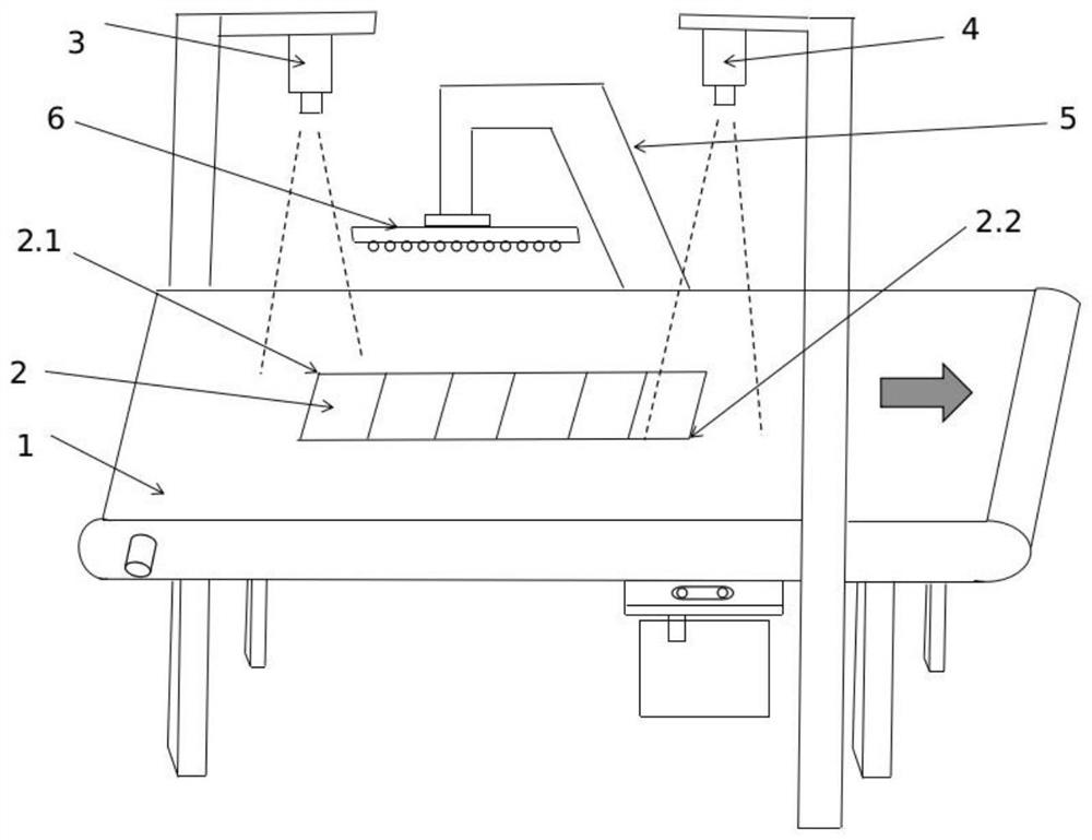 Photovoltaic cell string positioning method based on robot