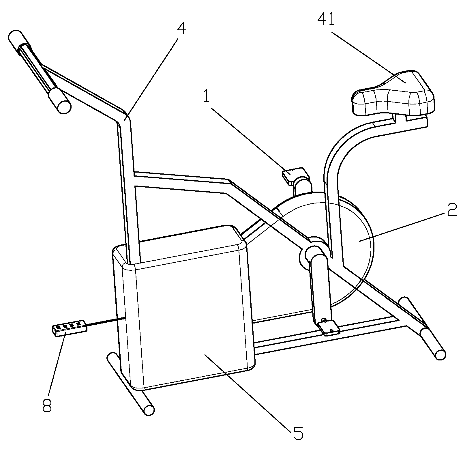 Stepped Exercising and Electricity Generating Machine