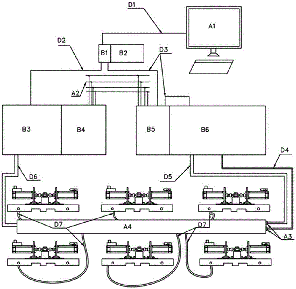 Servo motor testing system for industrial robot