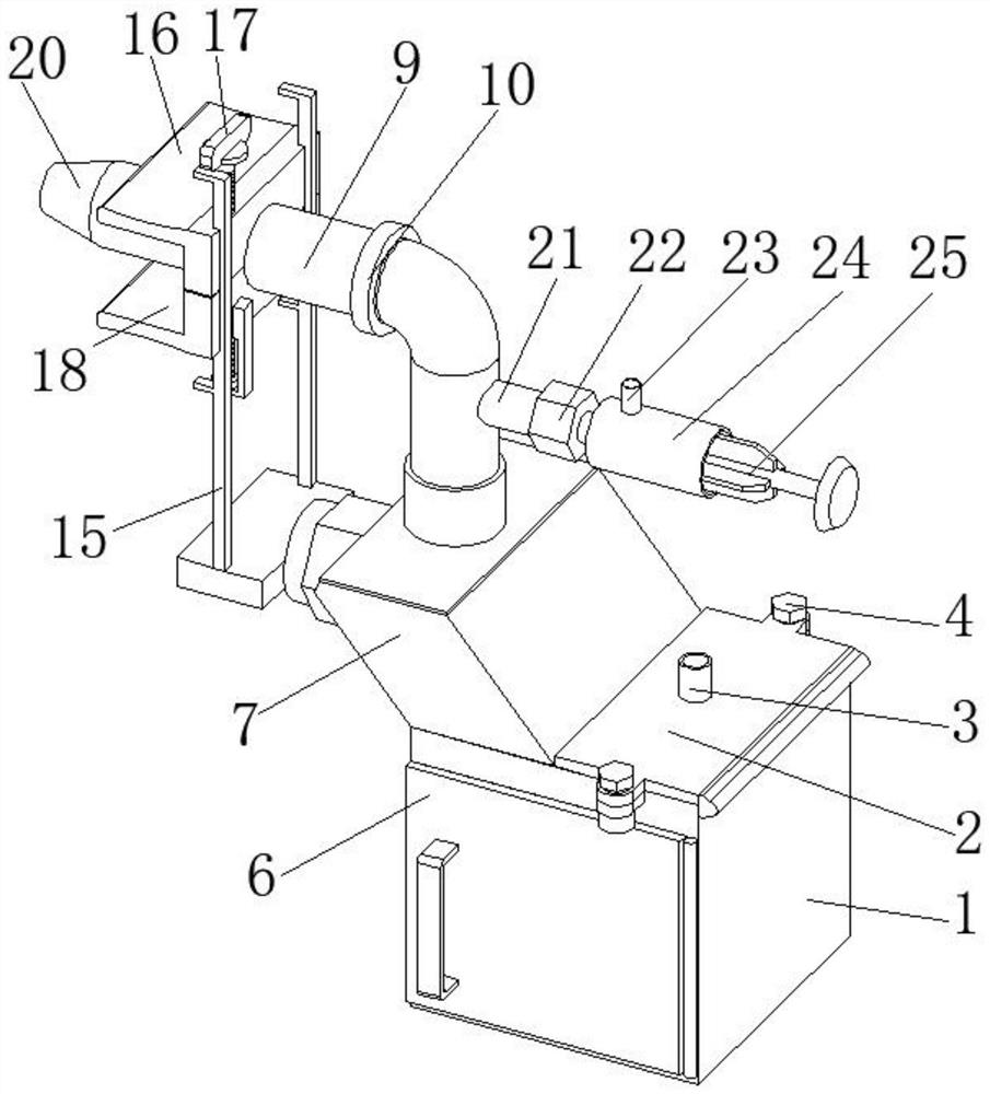 Pulmonary tuberculosis sputum taking device