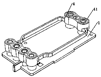 Microfluidic chip component capable of realizing digital PCR (polymerase chain reaction) quickly and application thereof