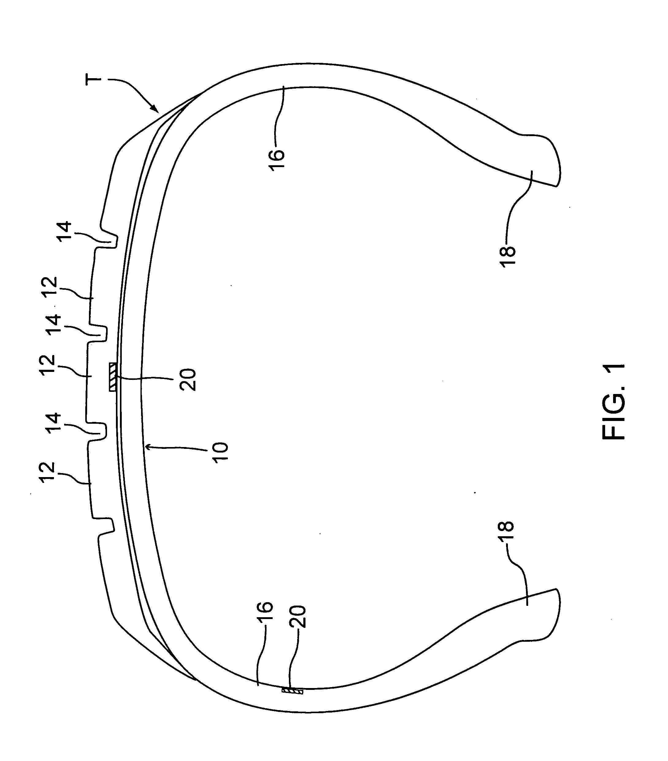 Wireless antenna for RFID tires