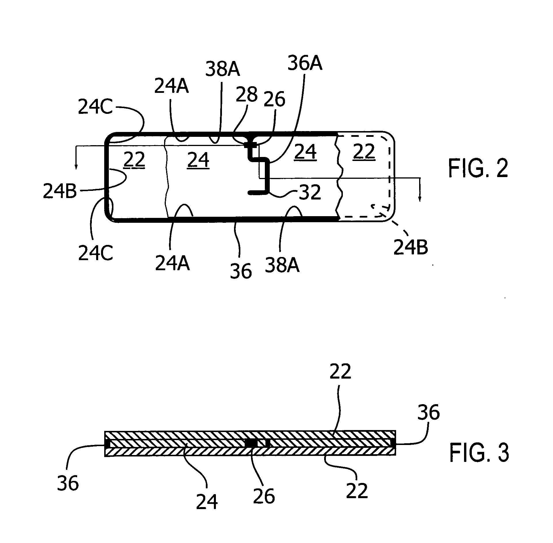 Wireless antenna for RFID tires