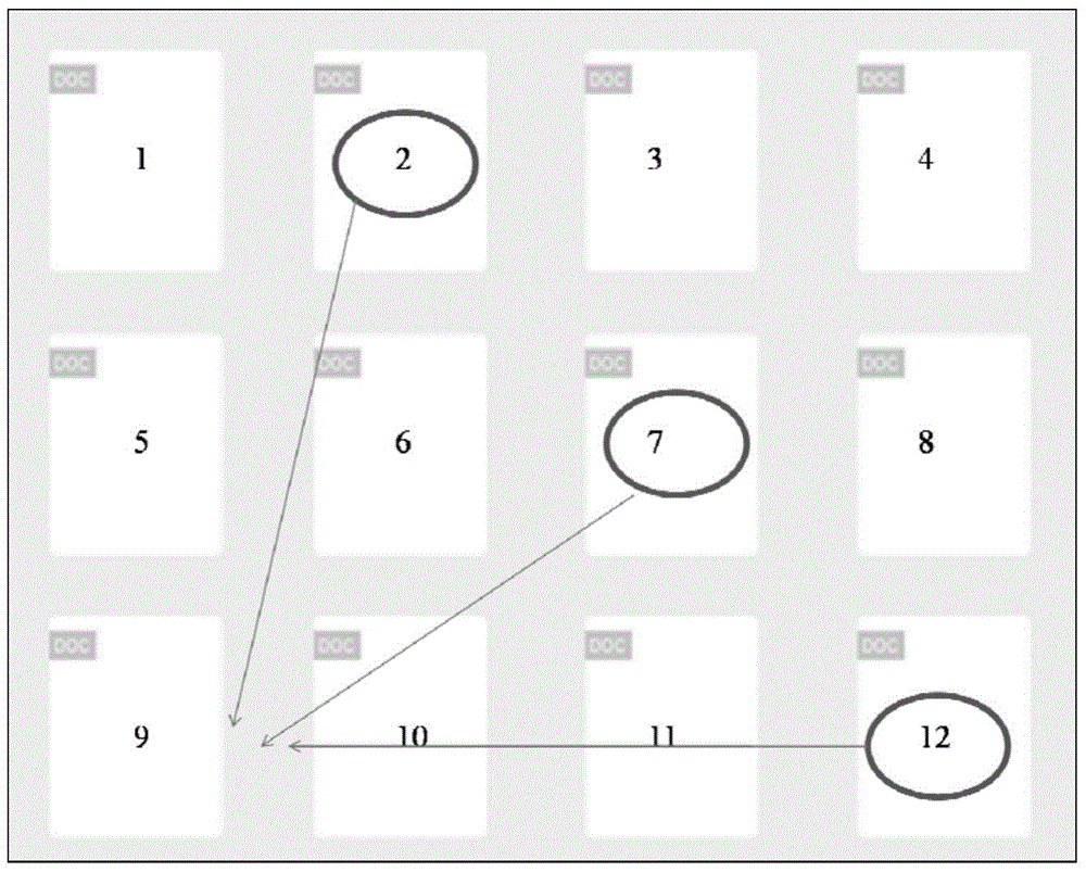 Icon sorting method and device