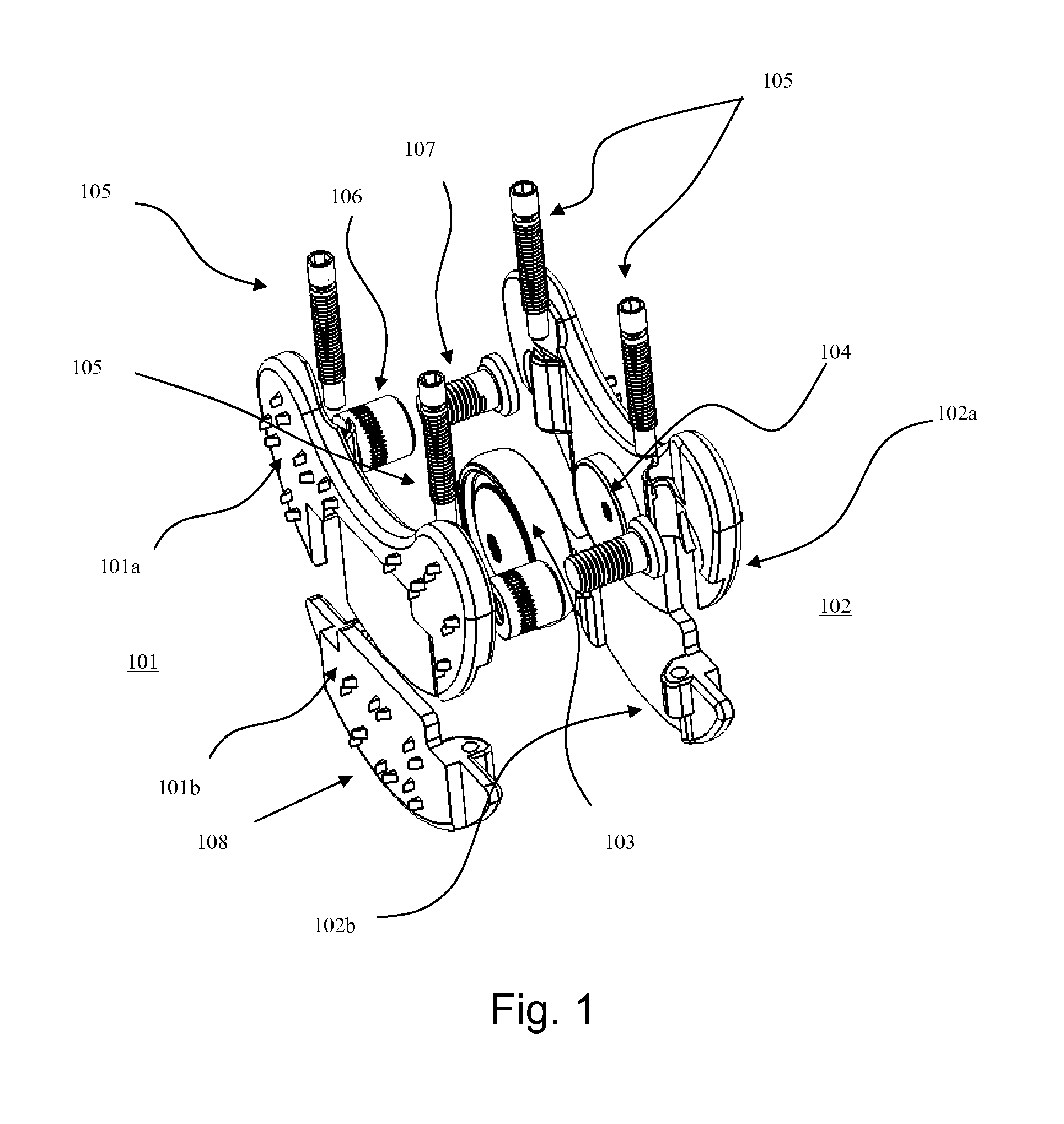 Artificial total lumbar disc for unilateral safe and simple posterior placement in the lumbar spine, and removable bifunctional screw which drives vertical sliding expansile plate expansion, and interplate widening, and angled traction spikes