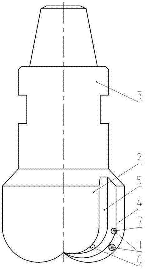 Steel body type diamond-impregnated bit