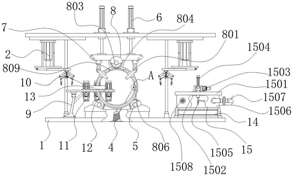 An automatic inductance winding machine