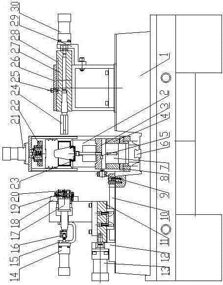 Special purpose machine tool for mounting piston copper bush