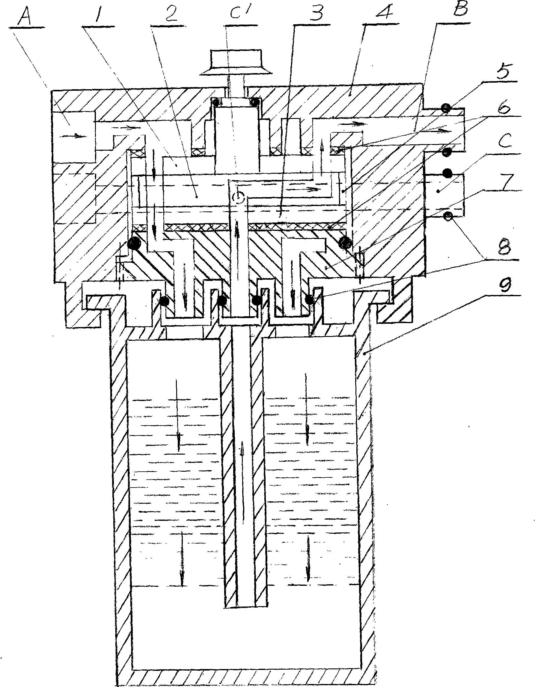 Water purification apparatus with backflush