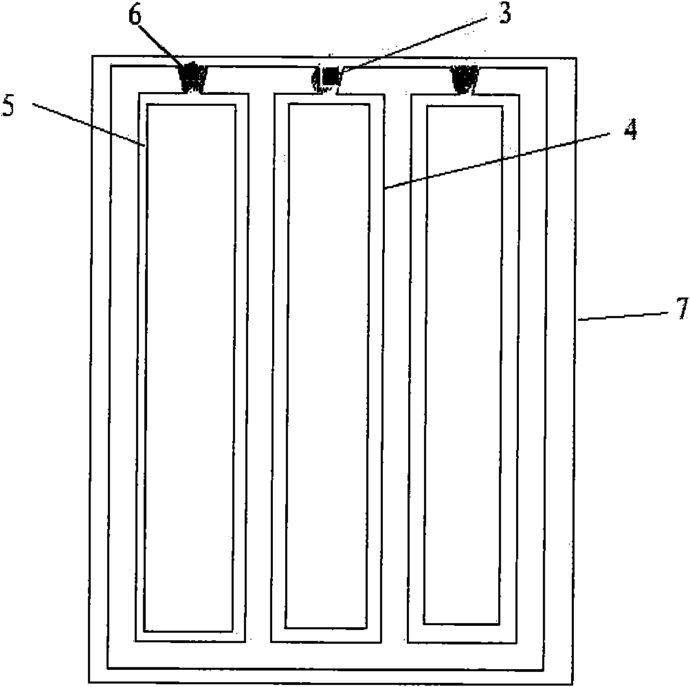 Dye-sensitized solar battery with sealing structure and preparation method thereof