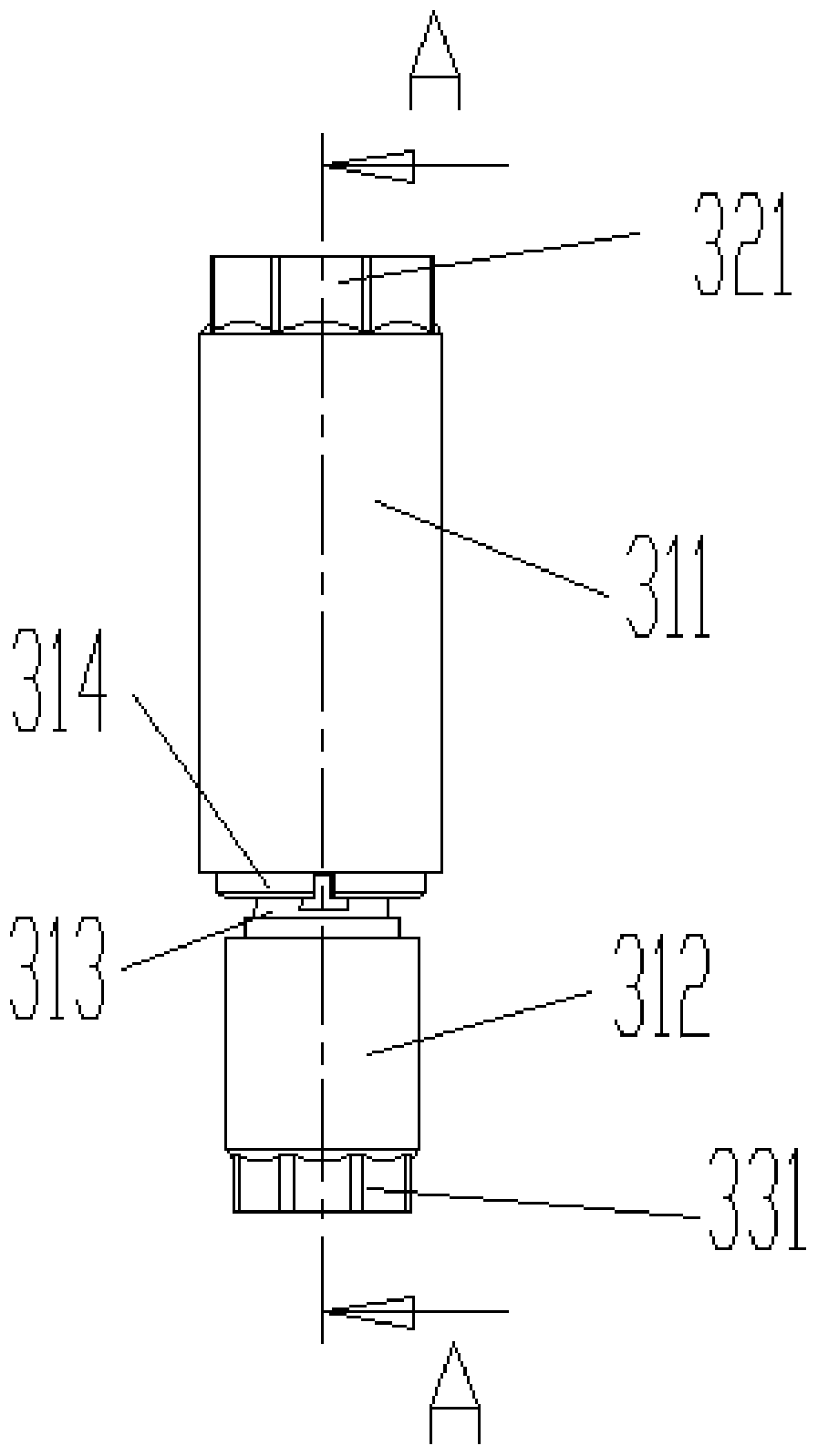 Snap-type connectors and connecting piles