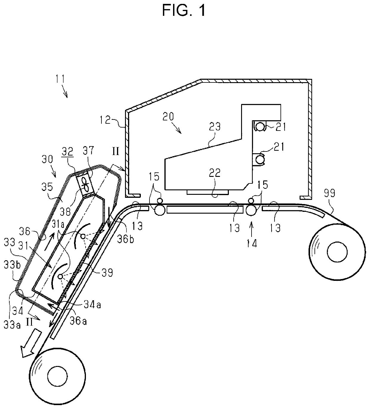 Drying apparatus and printing apparatus