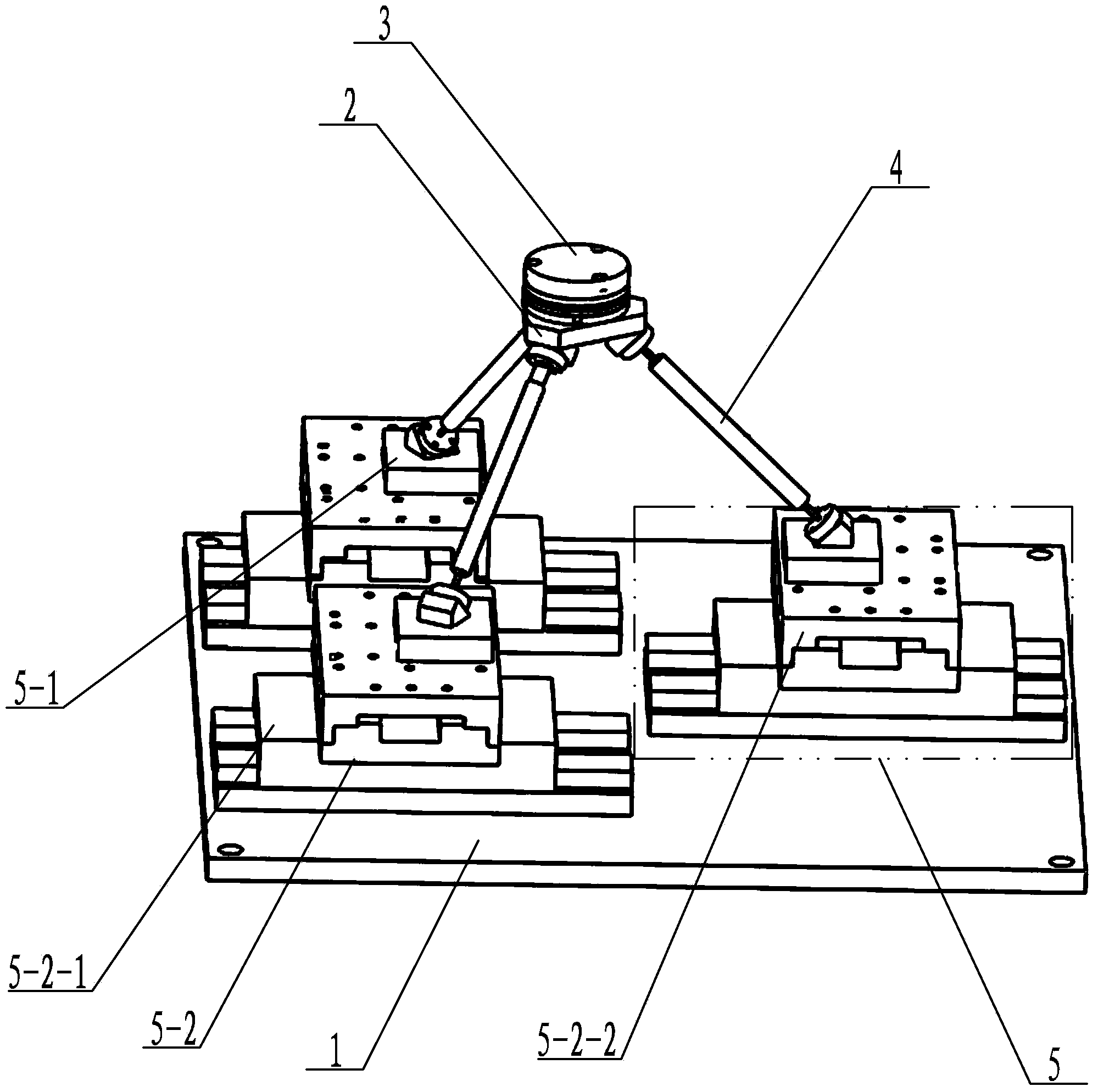 Flexible parallel platform device