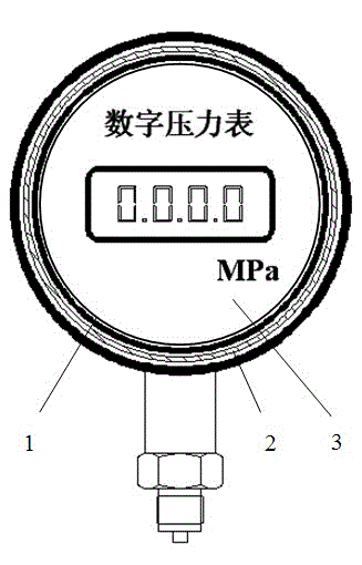 Digital pressure meter used in extreme site environment