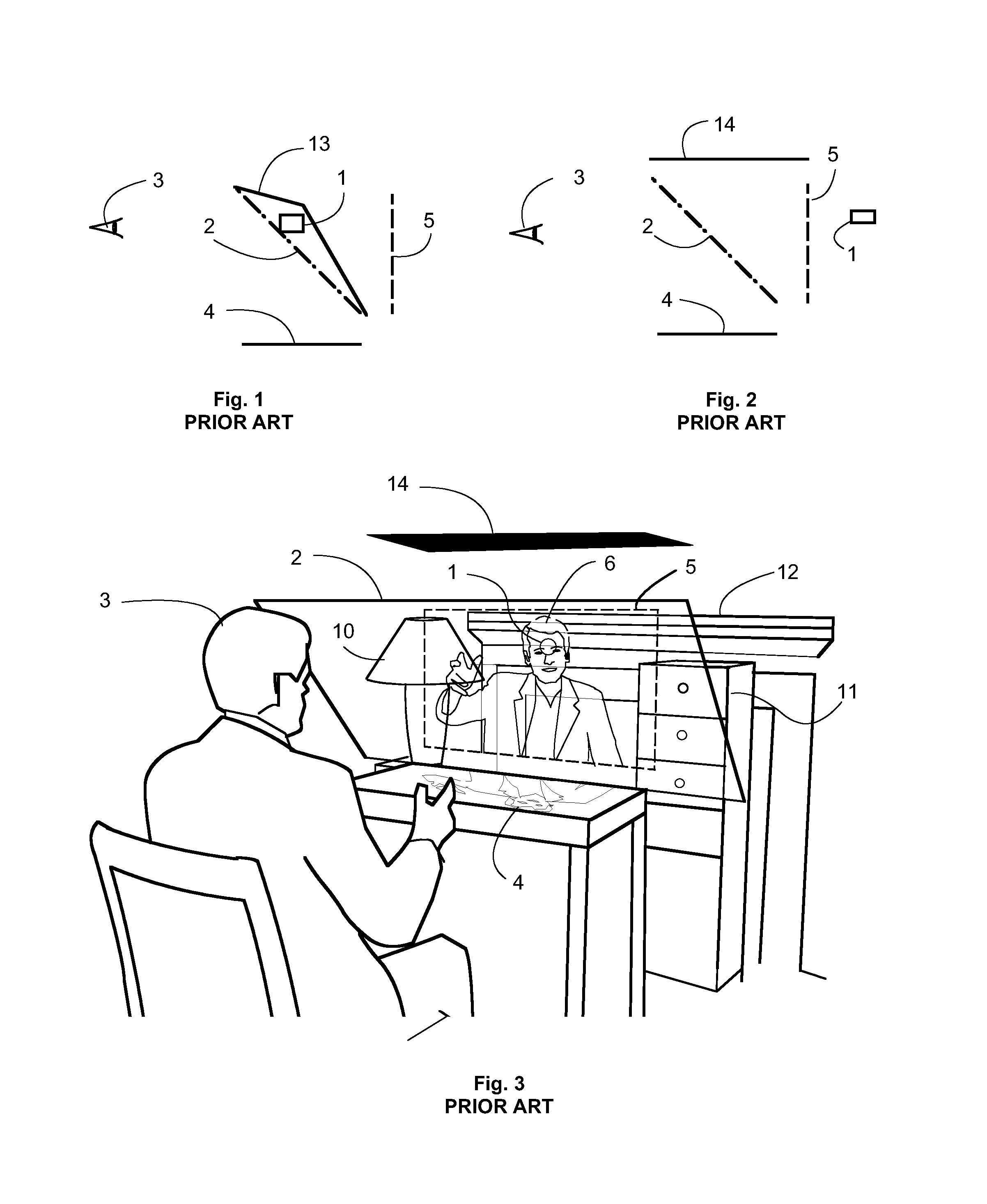 3-D Displays and Telepresence Systems and Methods Therefore