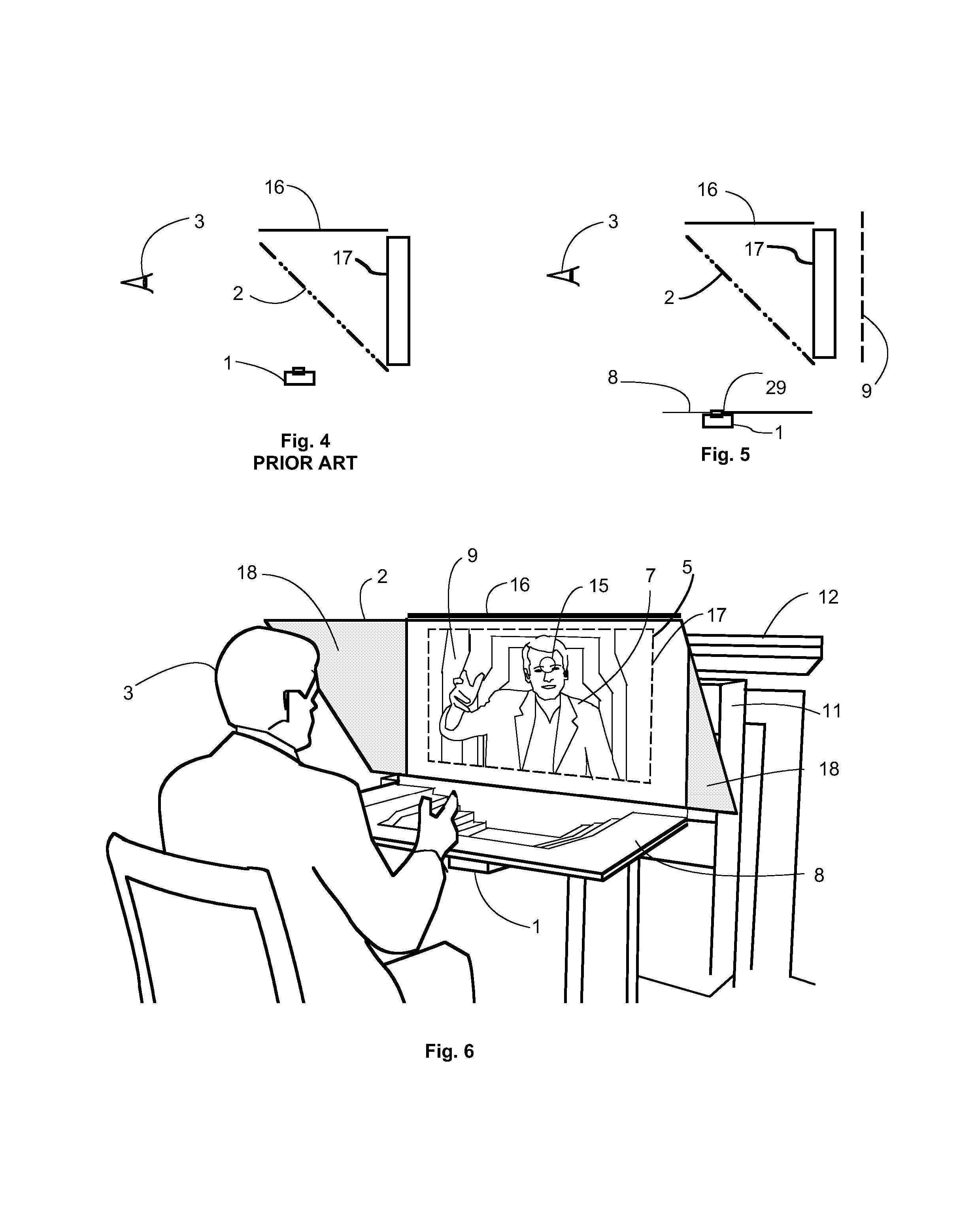 3-D Displays and Telepresence Systems and Methods Therefore