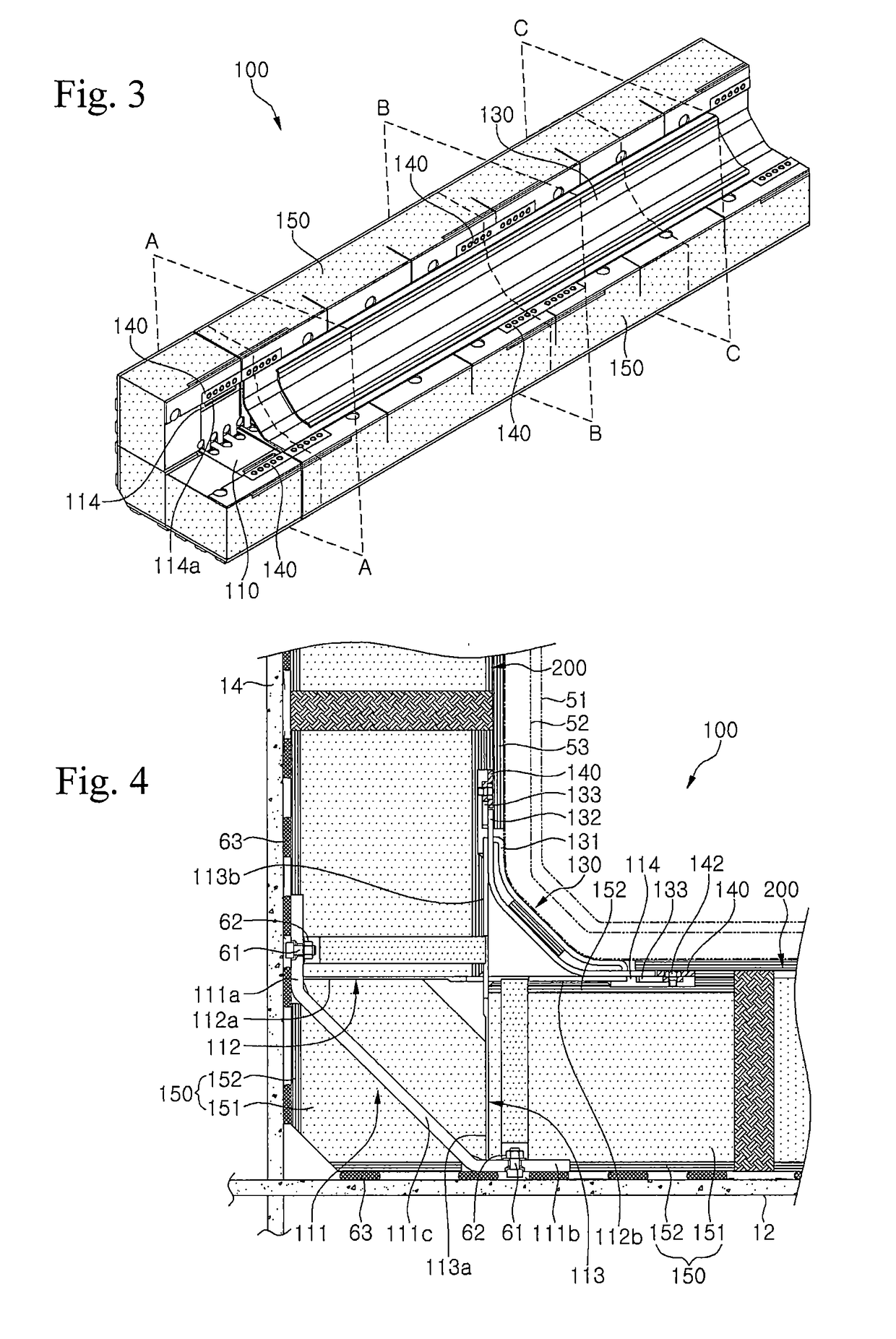 Corner structure of LNG storage tank