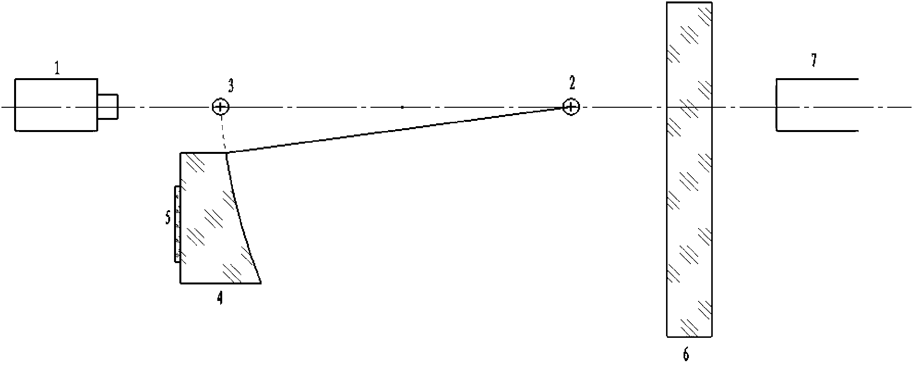 System and method for achieving accurate positioning of off-axis aspheric surface reflector