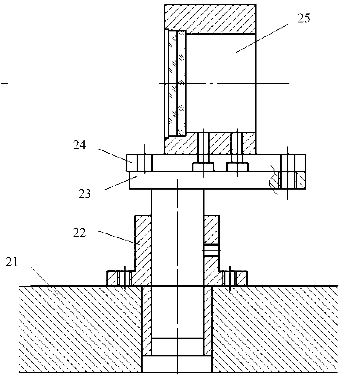 System and method for achieving accurate positioning of off-axis aspheric surface reflector