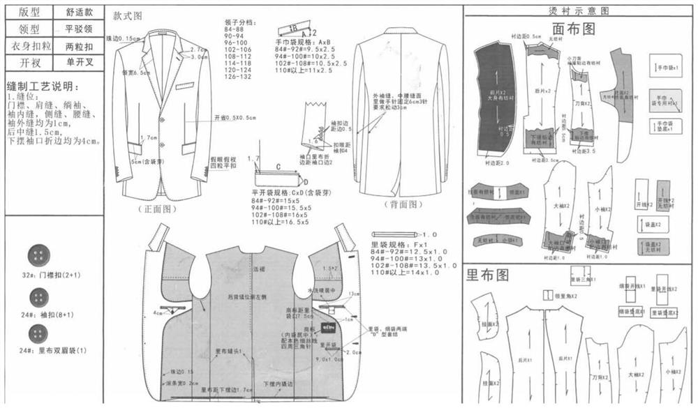 Image generation method and device for clothing order