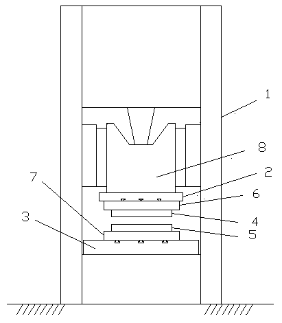 Method for replacing dies of high-speed punching machine