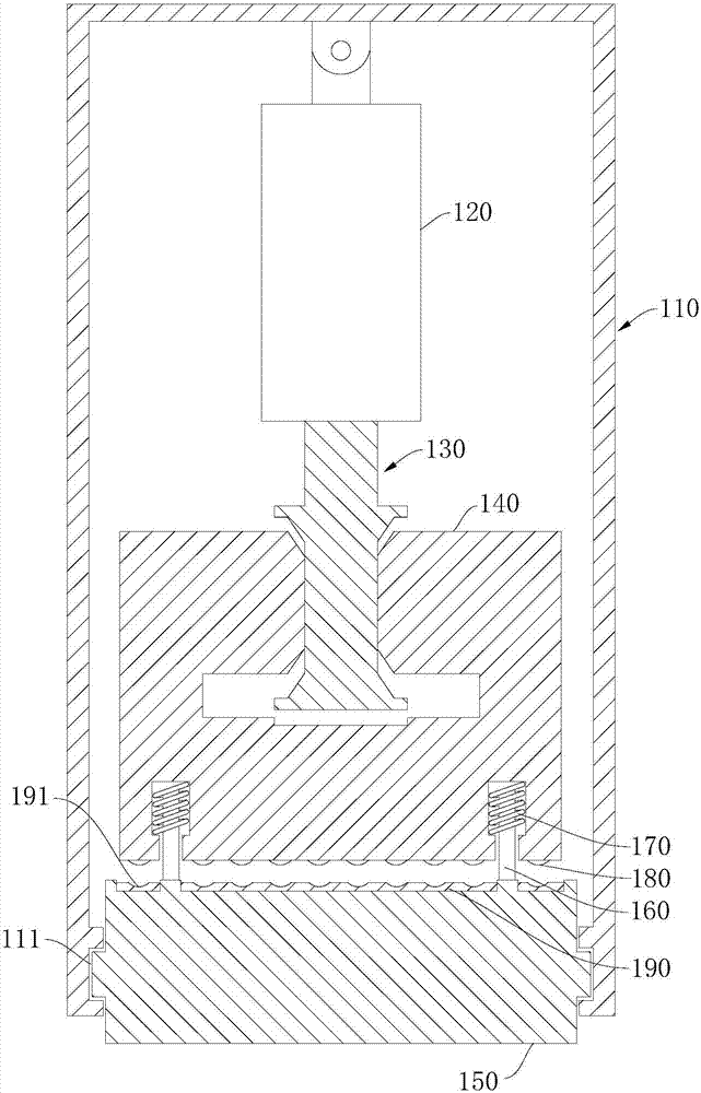 Hydraulic compaction device and hydraulic compaction machine