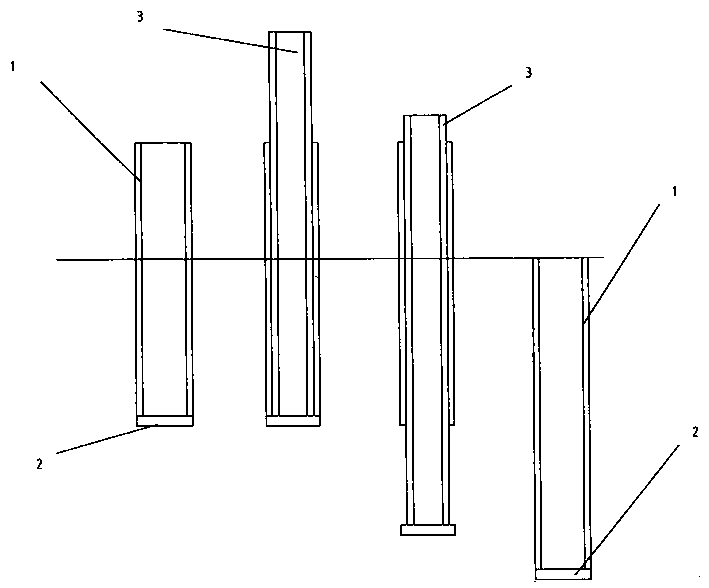 Drawing bore method for pile shoe