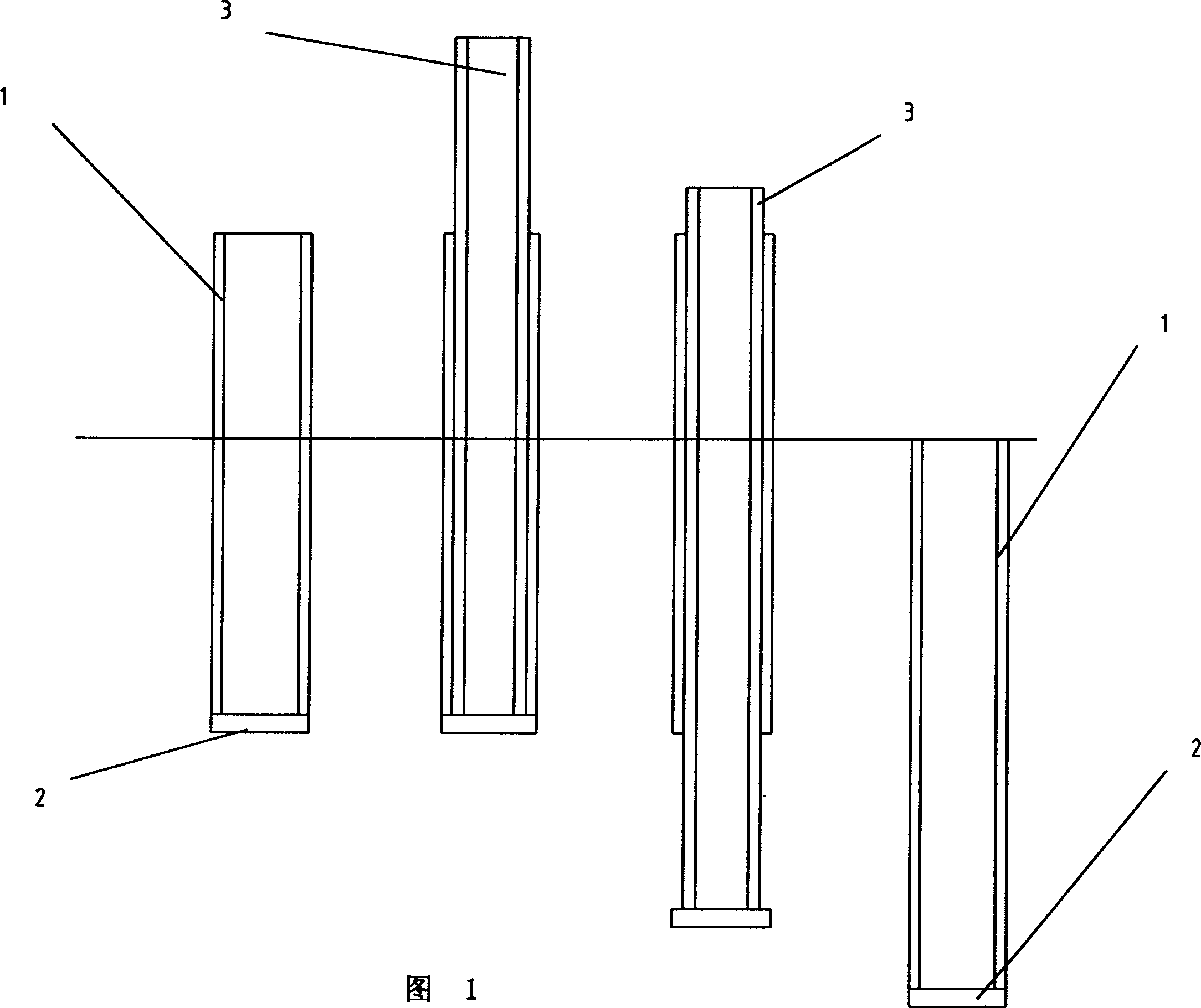 Drawing bore method for pile shoe