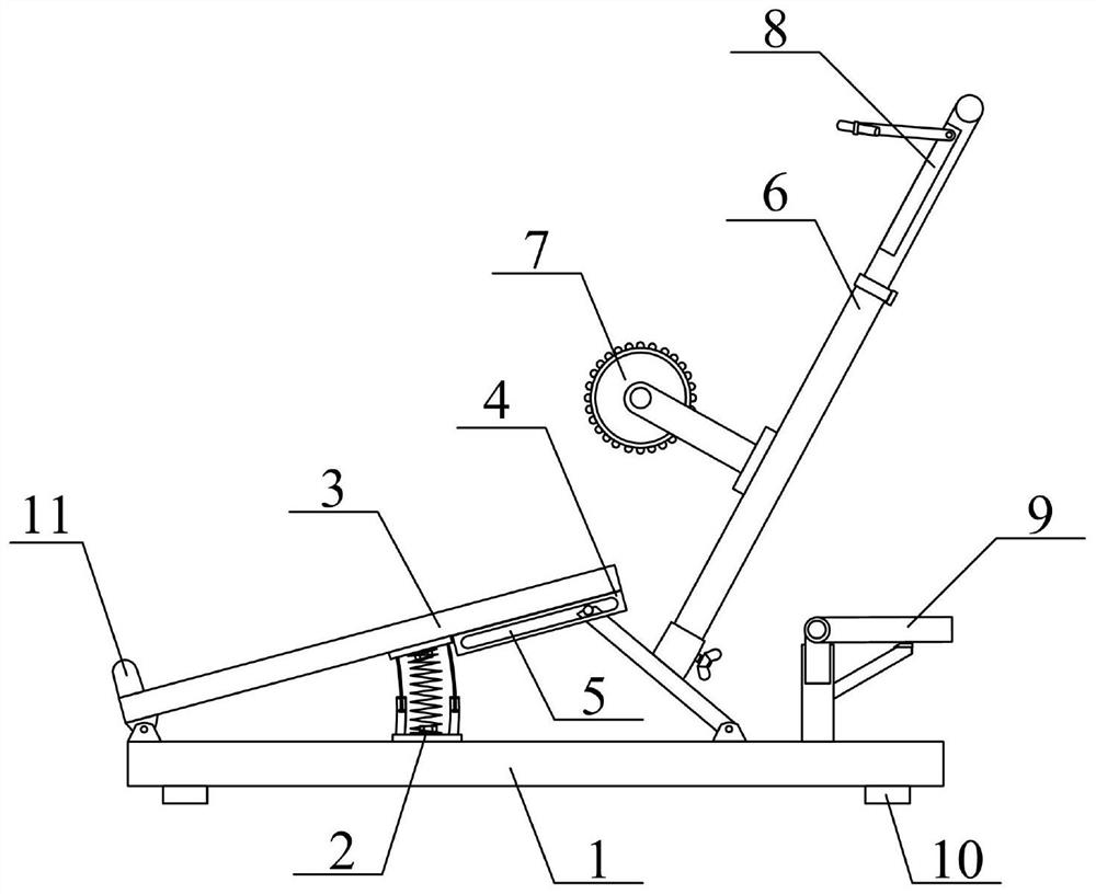 A multifunctional ankle joint correction plate device for hemiplegic patients