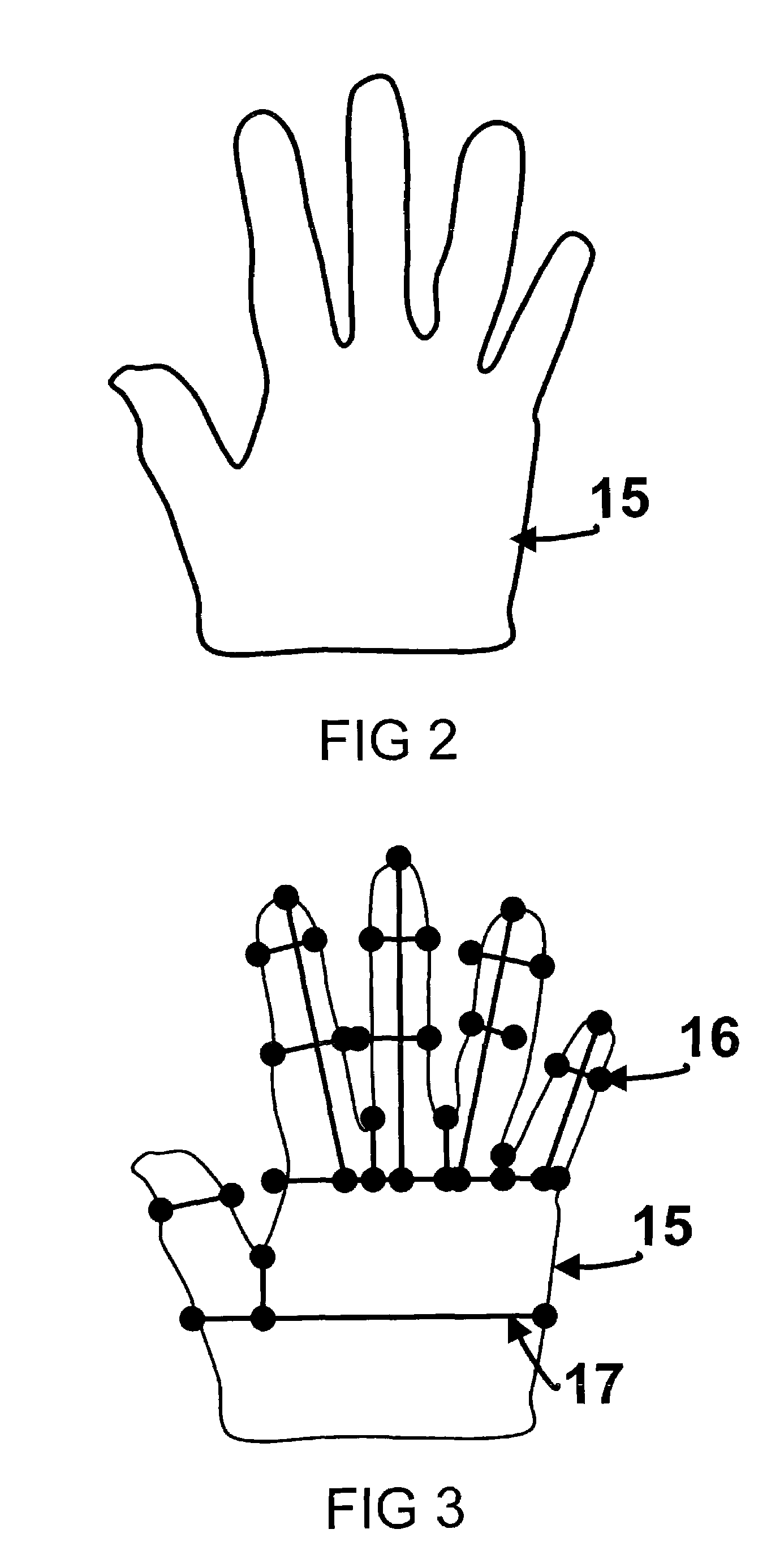 Method and apparatus for contactless hand recognition