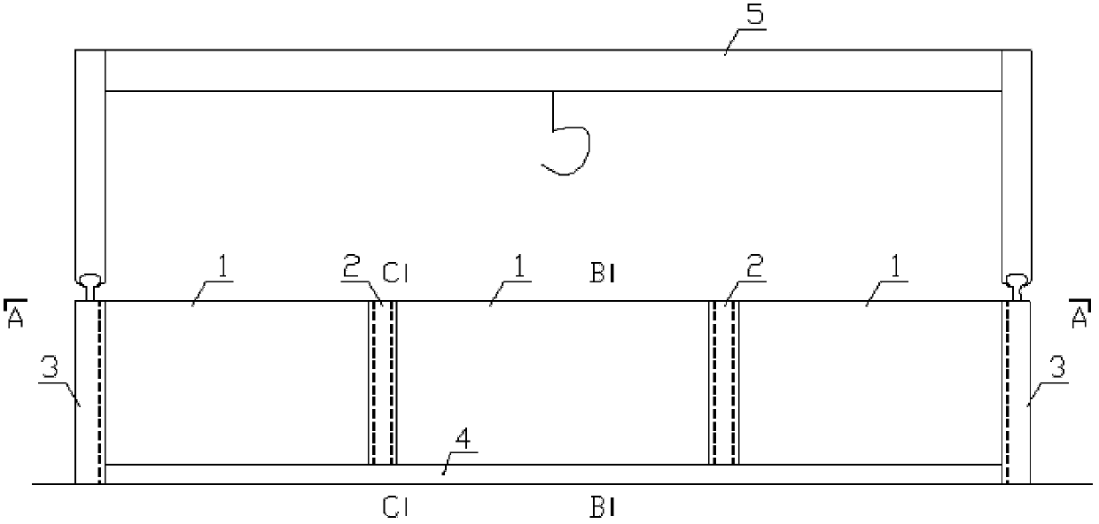 Combined gate-type dry dock door