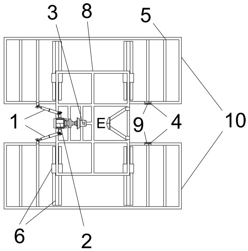 Roller cleaning device with automatic regulation and control function for conveying roller way