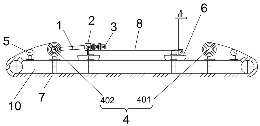 Roller cleaning device with automatic regulation and control function for conveying roller way