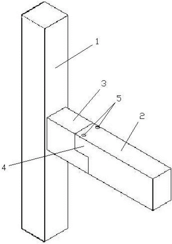 Completely assembling type connecting structure for low-rise building