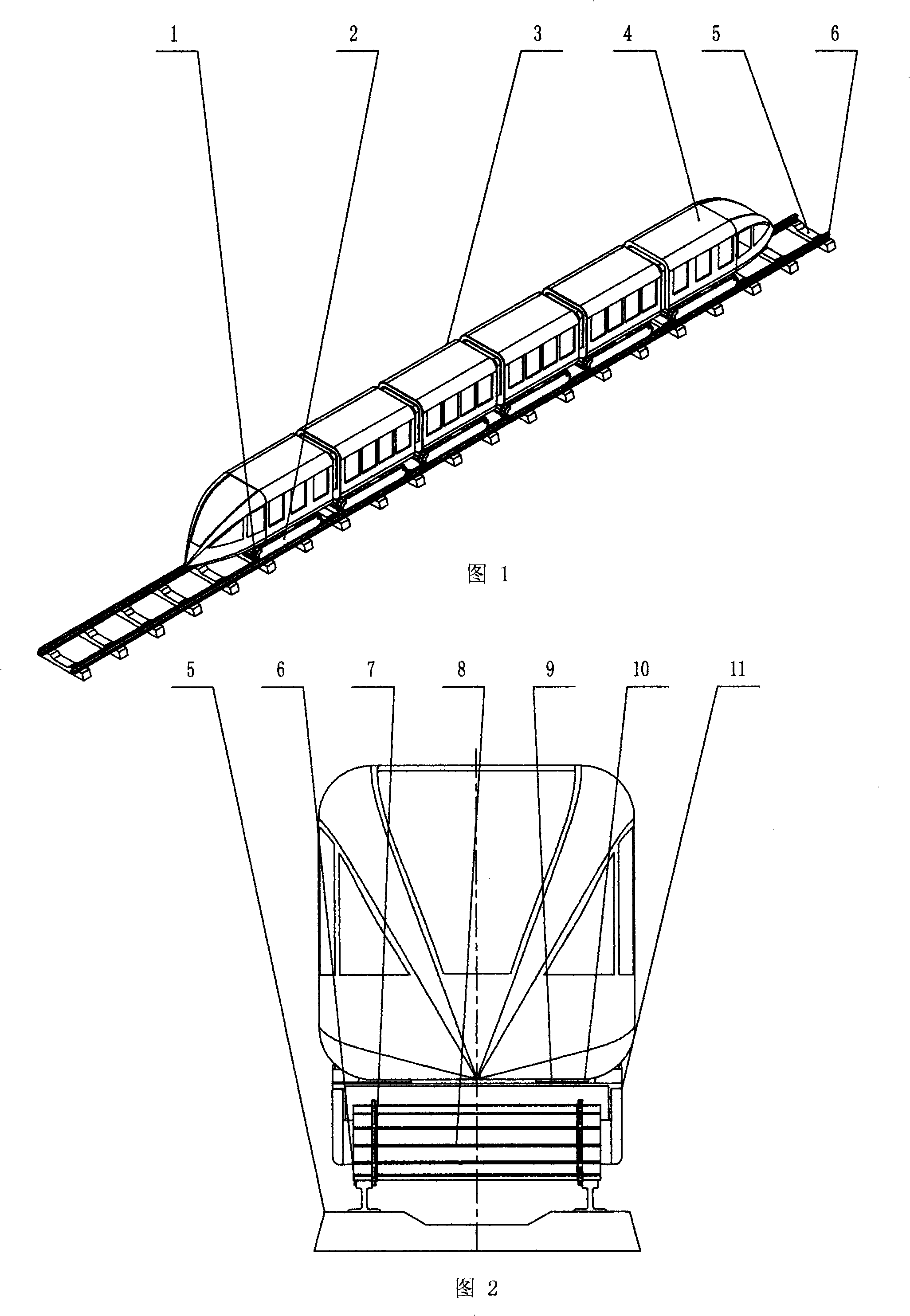 Crawler maglev vehicle and conveyor