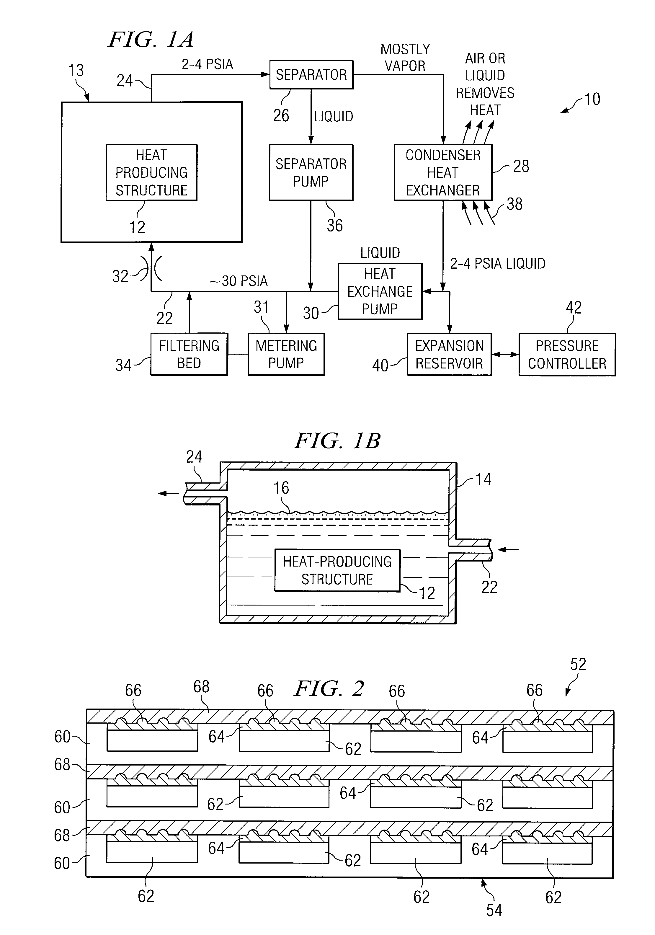 Method and apparatus for cooling electronics with a coolant at a subambient pressure