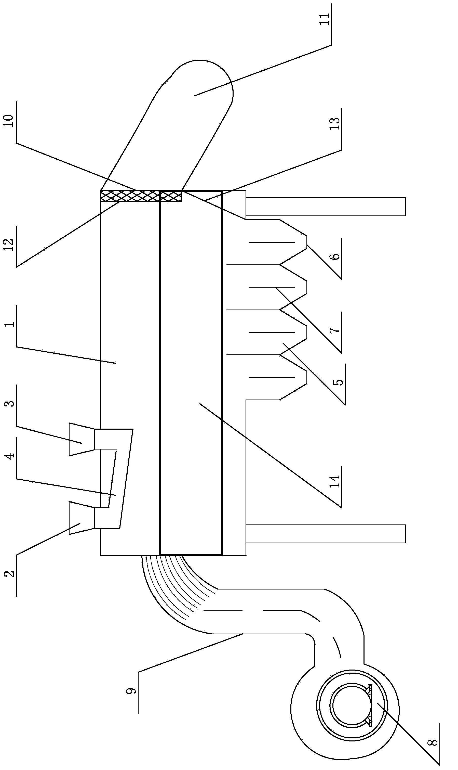 Tea winnowing machine