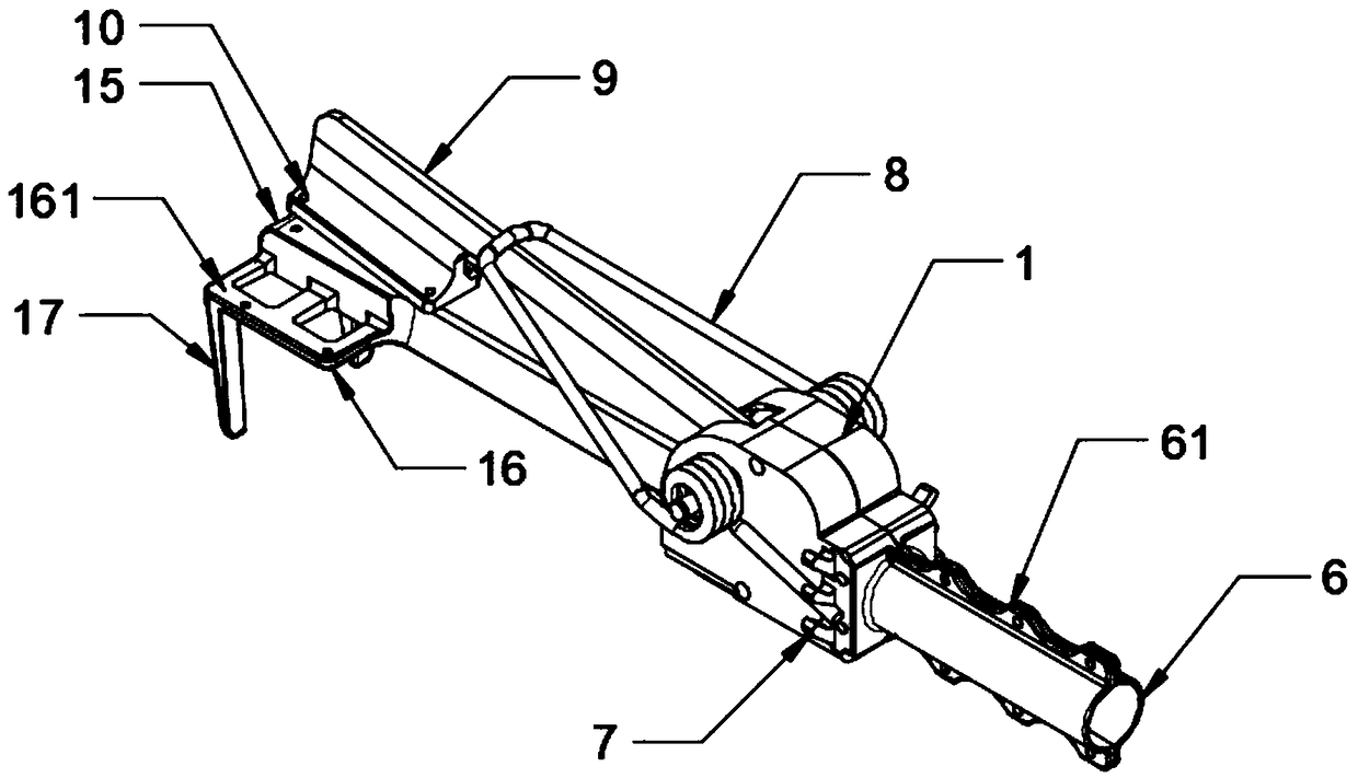 Spring-adjustable intermittent hammering nut picker