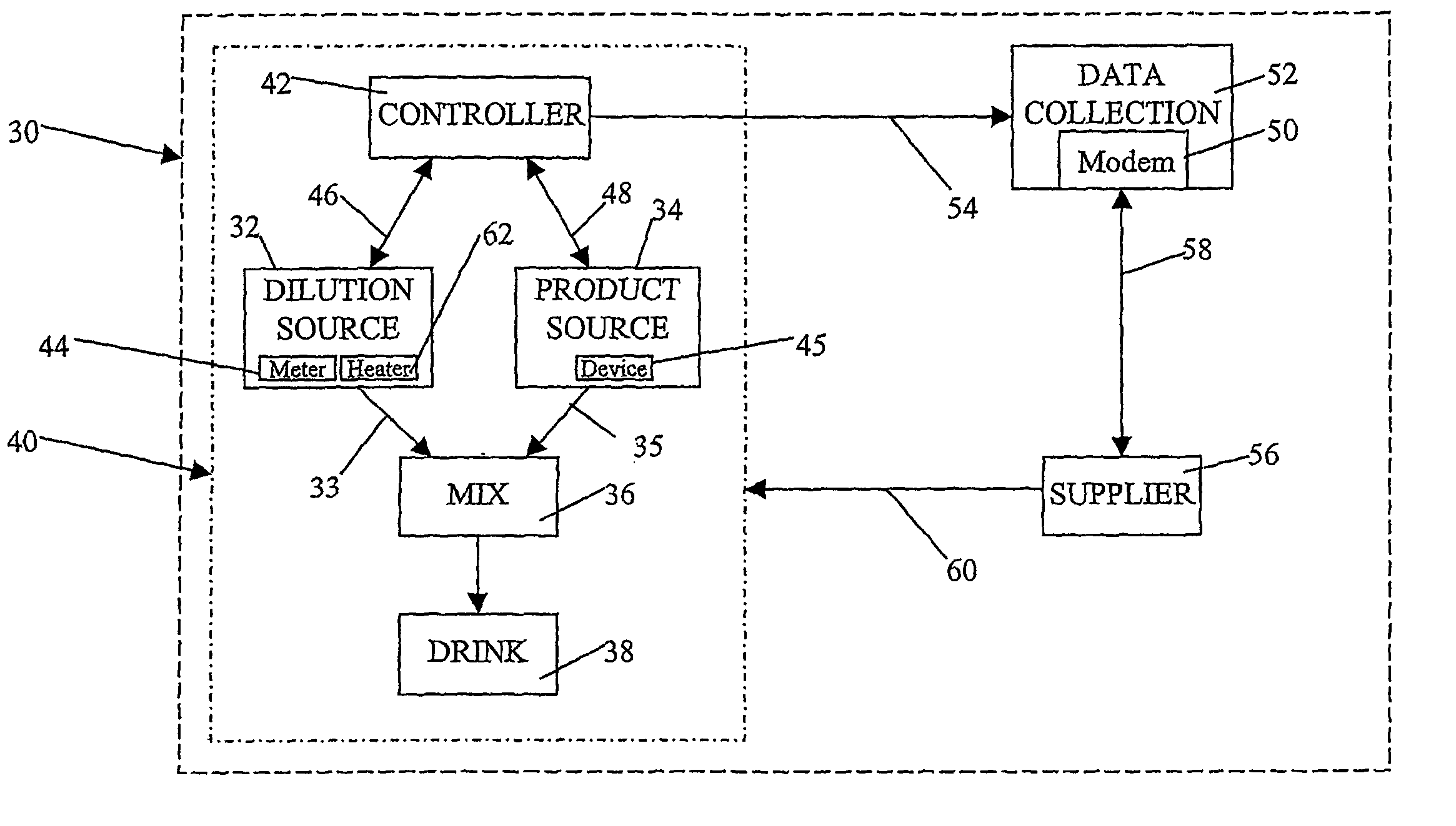 Machine performance monitoring system and billing method